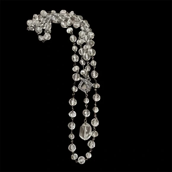 Silpada 925 Silver and Clear Beaded Necklace - Picture 3 of 5